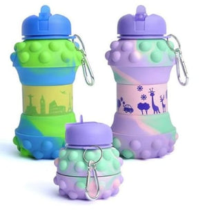 Silicone Fidget water bottle